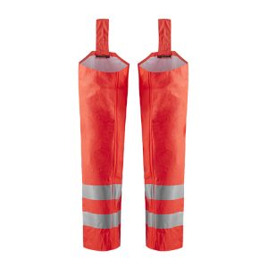 Blåkläder 1385 (2000) regenchaps High-Vis level 1 - rood, onesize