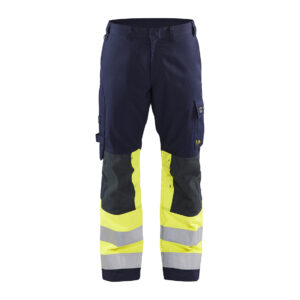Blåkläder 1478 (1514) multinorm werkbroek - marine/geel, C50