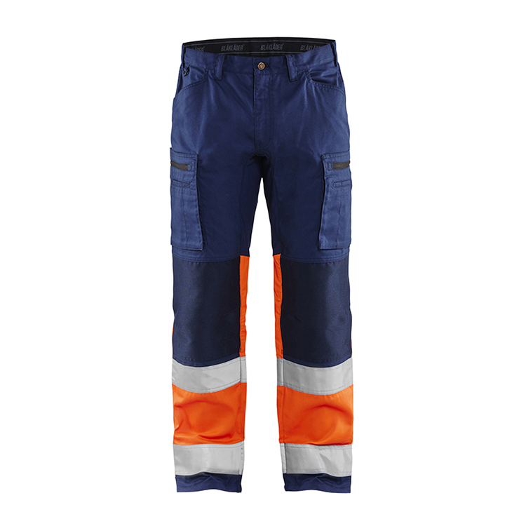 Blåkläder 1551 (1811) werkbroek met stretchdelen High-Vis Blåkläder 1551 (1811) werkbroek met stretchdelen High-Vis