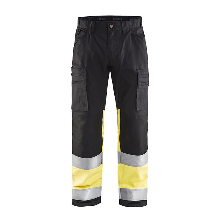 Blåkläder 1551 (1811) werkbroek met stretchdelen High-Vis Blåkläder 1551 (1811) werkbroek met stretchdelen High-Vis