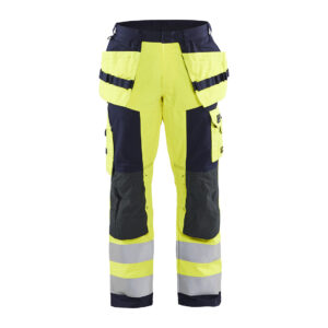 Blåkläder 1579 (1514) multinorm werkbroek - geel/marineblauw, C44