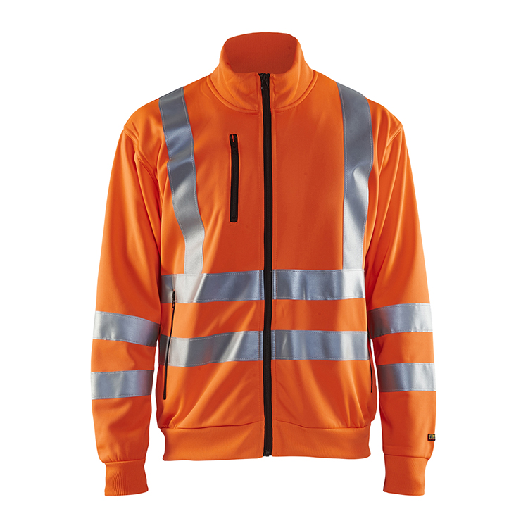 Blåkläder 3358 (1974) sweatshirt met rits High-Vis Blåkläder 3358 (1974) sweatshirt met rits High-Vis