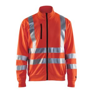 Blåkläder 3358 (1974) sweatshirt met rits High-Vis