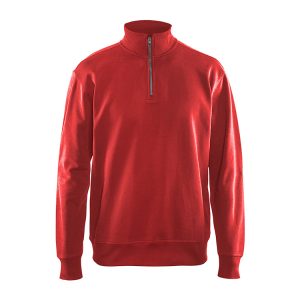 Blåkläder 3369 (1158) sweatshirt met halve rits
