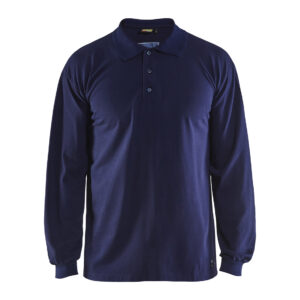 Blåkläder 3374 (1741) FR-AST poloshirt lange mouw - marine, XS