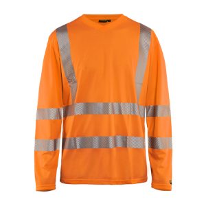 Blåkläder 3385 (1013) UV T-shirt lange mouw High-Vis - oranje, XS