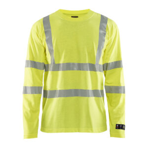 Blåkläder 3481 (1761) multinorm t-shirt lange mouw - geel, S