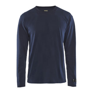 Blåkläder 3483 (1737) FR-AST T-shirt lange mouw - marine, XS