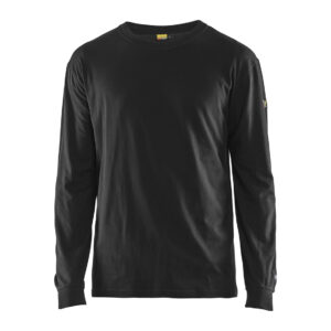 Blåkläder 3483 (1737) FR-AST T-shirt lange mouw - zwart, XS