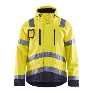 Blåkläder 4837 (1977) jack ongevoerd High-Vis - geel/marineblauw, XS