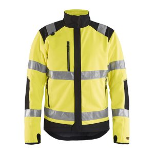 Blåkläder 4888 (2524) fleecejack High-Vis - geel/zwart, XS