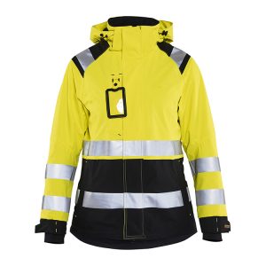 Blåkläder 4904 (1987) dames shell jack High-Vis - geel/zwart, XS