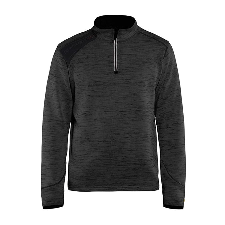 Blåkläder 4943 (2117) gebreid sweatshirt met halve rits