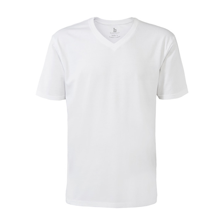 Brams Paris Tim T-shirt, wit (2-pack) Brams Paris Tim T-shirt, wit (2-pack)