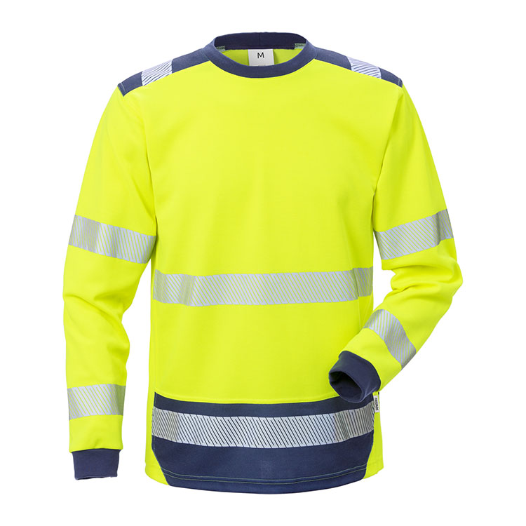 Fristads High-Vis t-shirt lange mouwen 7224 THV Fristads High-Vis t-shirt lange mouwen 7224 THV