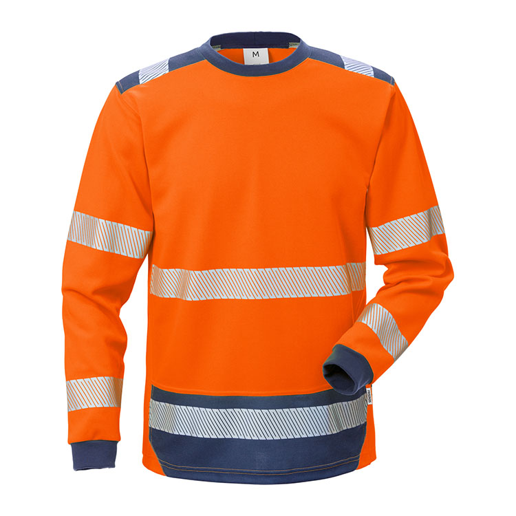 Fristads High-Vis t-shirt lange mouwen 7224 THV Fristads High-Vis t-shirt lange mouwen 7224 THV