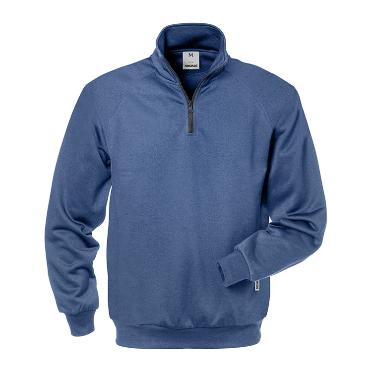 Fristads sweater met korte rits 7048 SHV