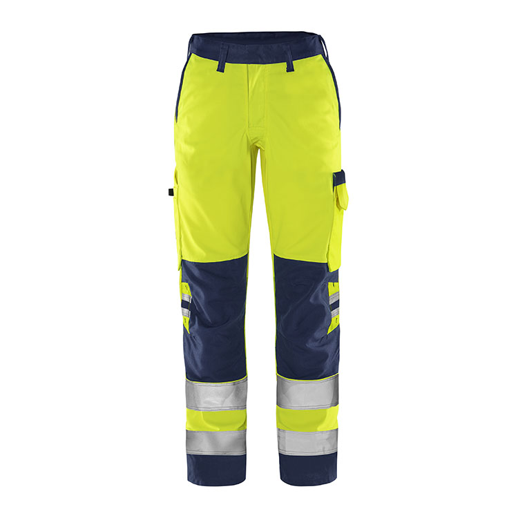 Fristads High-Vis green dames broek 2642 GPLU Fristads High-Vis green dames broek 2642 GPLU