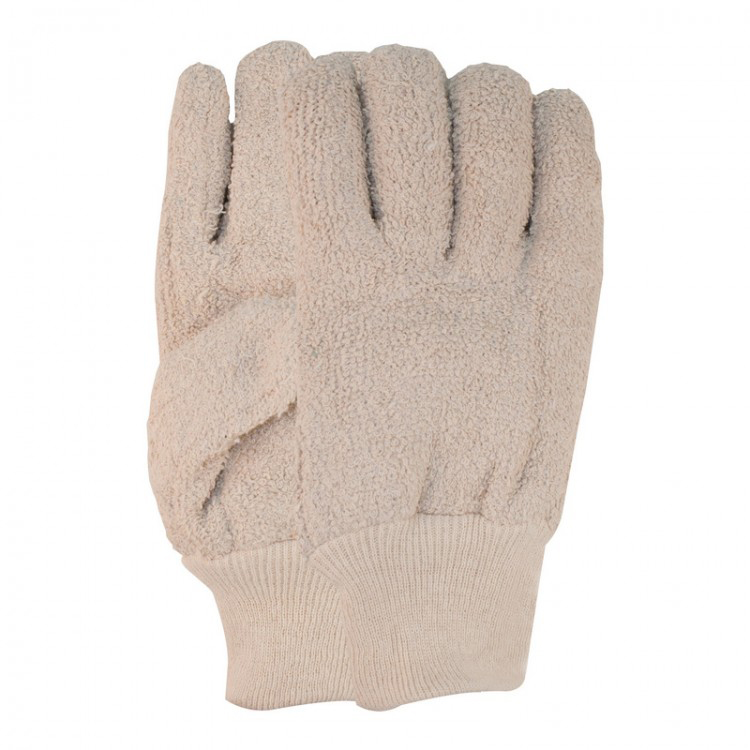 frotte-handschoen-met-tricot-boord