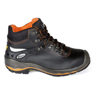 Grisport 72003 S3 veiligheidsschoen - zwart/oranje, 36