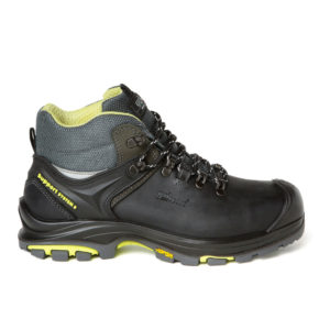 Grisport Tundra S3 veiligheidsschoen - zwart/lime, 39
