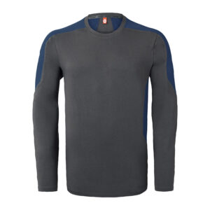 HaVeP 10073 t-shirt lange mouw bi-colour