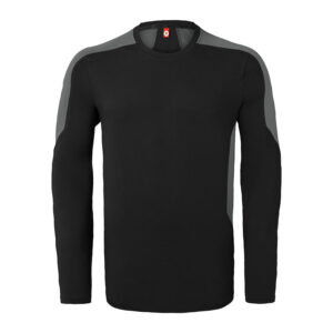 HaVeP 10073 t-shirt lange mouw bi-colour