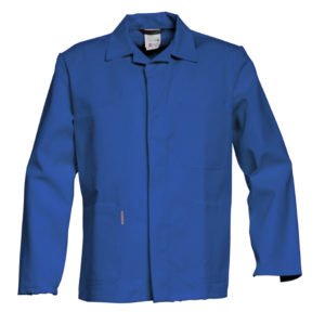 HaVeP 3045 Basic werkjasje (katoen/polyester) - korenblauw, 44