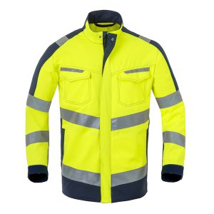 HaVeP 50169 Attitude High-Vis jack - geel/marine, 44