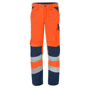 HaVeP 80228 Attitude High-Vis werkbroek - oranje/marine, 44