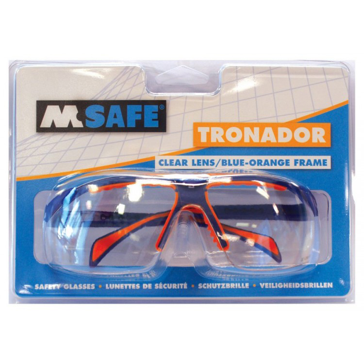 m-safe-78-006-tronador-veiligheidsbril-met-heldere-lens-blisterverpakking m-safe-78-006-tronador-veiligheidsbril-met-heldere-lens-blisterverpakking