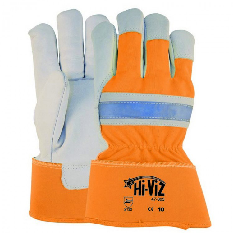 nerflederen-handschoen-hi-viz-oranje