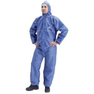 Overall polypropyleen 50 gram CPE coated, blauw - blauw, XL