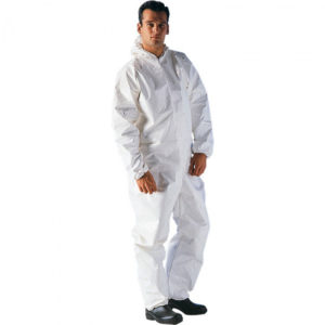 Overall polypropyleen 50 gram, wit - wit, S