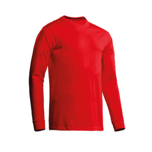 SANTINO T-shirt James lange mouw - rood, S