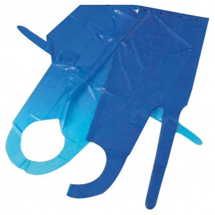 werkschort-polyethyleen-25-125x80cm-blauw-doos-a-100st werkschort-polyethyleen-25-125x80cm-blauw-doos-a-100st